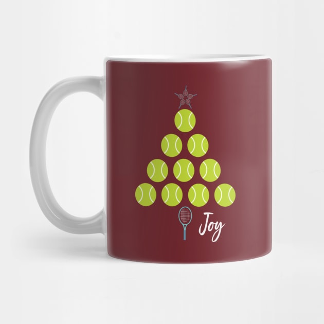 Tennis Christmas Tree Joy by whyitsme